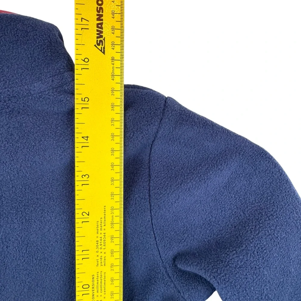 Converse All Star Jacket Size 4 Boys Fleece Quarter Zip Pullover Navy‎ NEW NWT